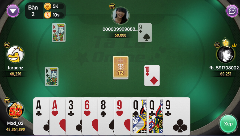 Game bài phỏm tại Debet có gì?
